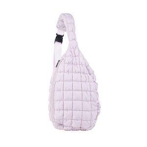 Quilted Pink Pickleball Sling Bag